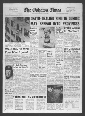 Oshawa Times (1958-), 10 Aug 1966