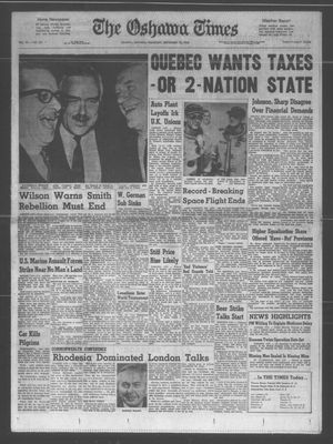 Oshawa Times (1958-), 15 Sep 1966