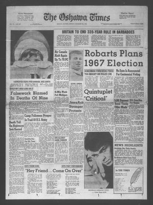 Oshawa Times (1958-), 28 Nov 1966