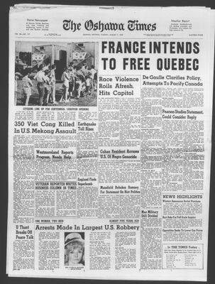 Oshawa Times (1958-), 1 Aug 1967