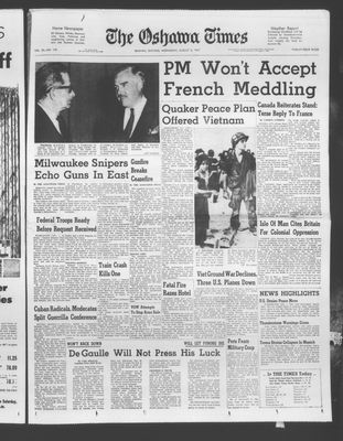 Oshawa Times (1958-), 2 Aug 1967