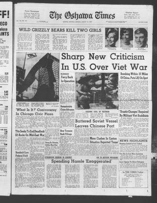 Oshawa Times (1958-), 14 Aug 1967