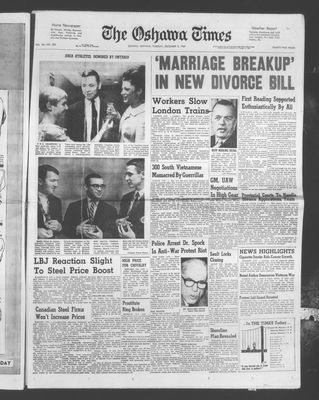 Oshawa Times (1958-), 5 Dec 1967