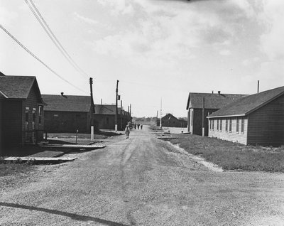 LH2715 - exterior view of buildings, No. 20 Elementary Flying Training School