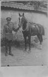 John Aubrey Morphy in Uniform, Accompanied by a Horse