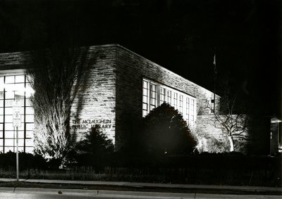 McLaughlin Library at Night