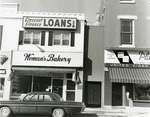 LH2608 Downtown Storefronts - Woman's Bakery, Crescent Finance Loans and United Cigars