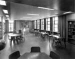 LH2967 Oshawa Public Libraries, McLaughlin Branch, 1958: Youth Reading Room