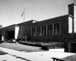 LH3003 McLaughlin Public Library, Oshawa, Ontario. Exterior View