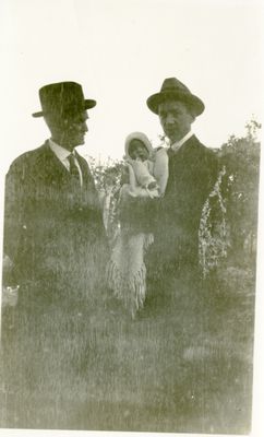 LH1331 Three generations of Morphy Men- Henry, Aubrey and Denys, August 1923