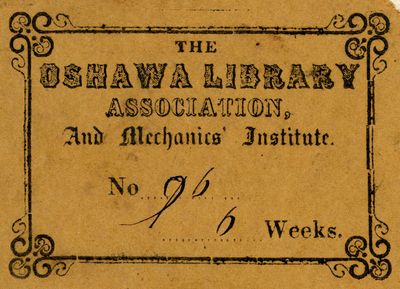 Mechanics' Institute bookplate