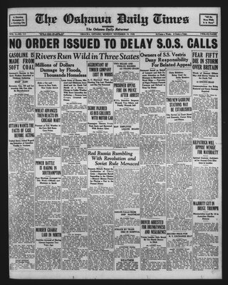 Oshawa Daily Times, 8 Nov 1927