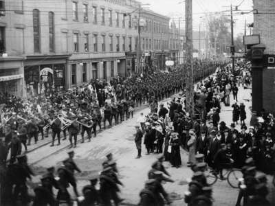 LH2157 116th Battalion on King Street