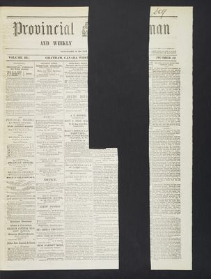 Provincial Freeman (Toronto and Chatham, ON), 27 Jun 1857