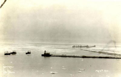 West Breakwater with Inner Lighthouse and construction of new southwest extension