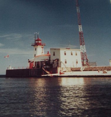 Inner Lighthouse on West Breakwater with advanced living quarters