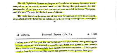 W. H. Smith Deputy Minister of Marine a Fisheries, Report, 1 Jan 1878, Sessional Papers, 1878