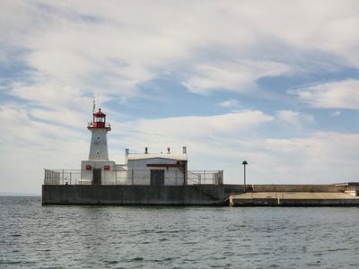 Current inner lighthouse on west breakwater
