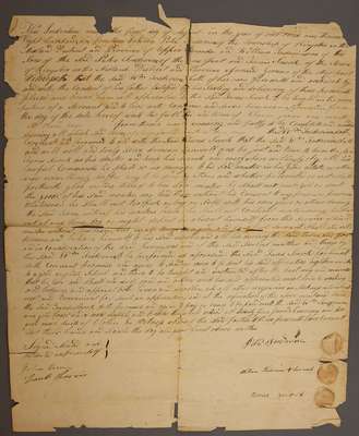 Indentured Servant Agreement between William [Tosdevine] and Tunis Snook- Kingston, 1814