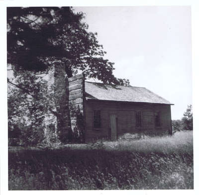 Lt. David Morgan's Cabin Photograph