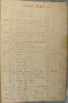 James Macklem Ledger- 1809 to 1816