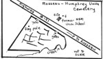 Map of Rosseau-Humphrey Union Cemetery by Sarah Neal April 2004 - CE0002