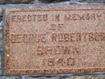 Rosseau Cemetery - Memory of George R Brown - 1 of 2 - JSA0020