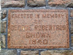 Rosseau Cemetery - Memory of George R Brown - 2 of 2 - 
JSA0021