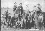 William Fry - Threshing Crew at William Fry's Farm Rosseau Falls 1905 - RF0004