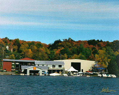 Muskoka Lakes Marina from the water. - RL0036