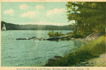 Along the Lake-Shore, Lake Rosseau, Muskoka Lakes, Ontario, Canada - RL0037