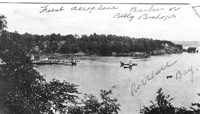 First Airplane in Rosseau, Bill Barker or Billy Bishop -  RI0040