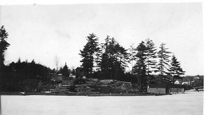 Logging at Pratt's Point, Lake Rosseau - Two - RI0062