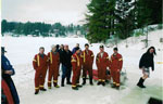 Firefighters at the Rosseau Lake College Winter Carnival - RI0066