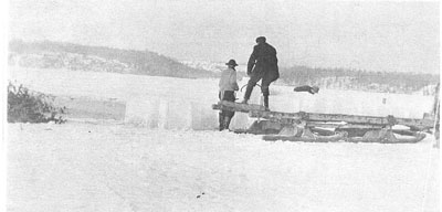 Ice Harvesting in Coate Bay - RI0069