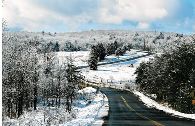 View of Shadow River Bridge in the Winter - 2 - RV0029