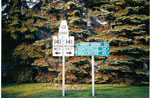 Highway signs at HWY 141 and at the end of the HWY 632 - RV0038