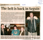 Belt back in Seguin - SS0074