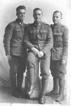 Einarson, Einar (middle) with two friends - Vets WW I - RP0082