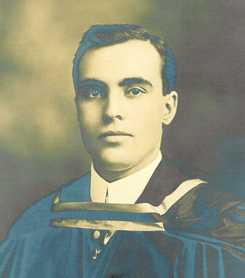 Eben (E.J.) Sirett Graduation - 1913 - RP0025