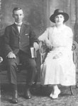 Wood, Frank Sr. with wife Fanny Knowles - RP0153