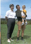 Gault, Margaret with husband Philip Lowery & son Michael - RP0321
