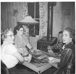 Card Party at #3 Grand St (Bill Adams Home) - 1955 - RP0471