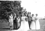 Wedding of John Jackson & Amy Beley - 1947 - RP0177
