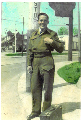 Morden, Edmond &quot;Ed&quot; Albert - Vet WW II - 1940s - RP0119