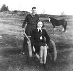 Morden, Edmond "Ed" Albert & Merrick, Julia - Vet WW II 1940s - RP0169