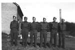 Fraser, William "Bill" Alfred;  Cronin, Patrick "Pat"; Meek, Bernard "Barney" Deveraux; Fraser, Charles "Charlie" Robert; Kingshott, Ross; Hicks, Adrian Alfred - 1940s - Vets WW II - RP0170