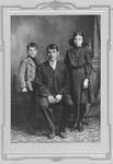 Draycott, George Valentine (left) - Vet WW I - with   Valentine Thomas &  Sarah "Sadie" Draycott - RP0360