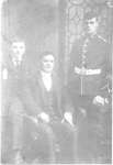 Gower, David "Dave" - Vet WW 1 - with father & brother - RP0375