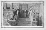 Halls - RMCH - Group of 5 - This Old Gang of Ours on steps - RM0070